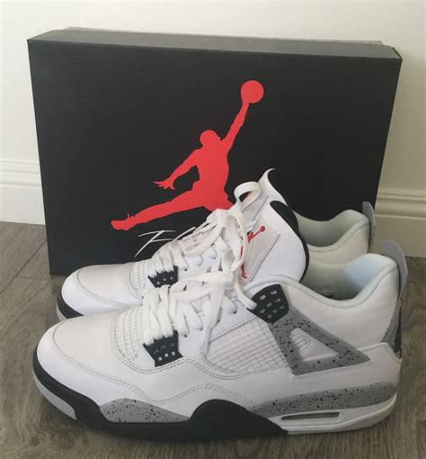 nike air jordan 4 wit|jordan 4 white black cements.